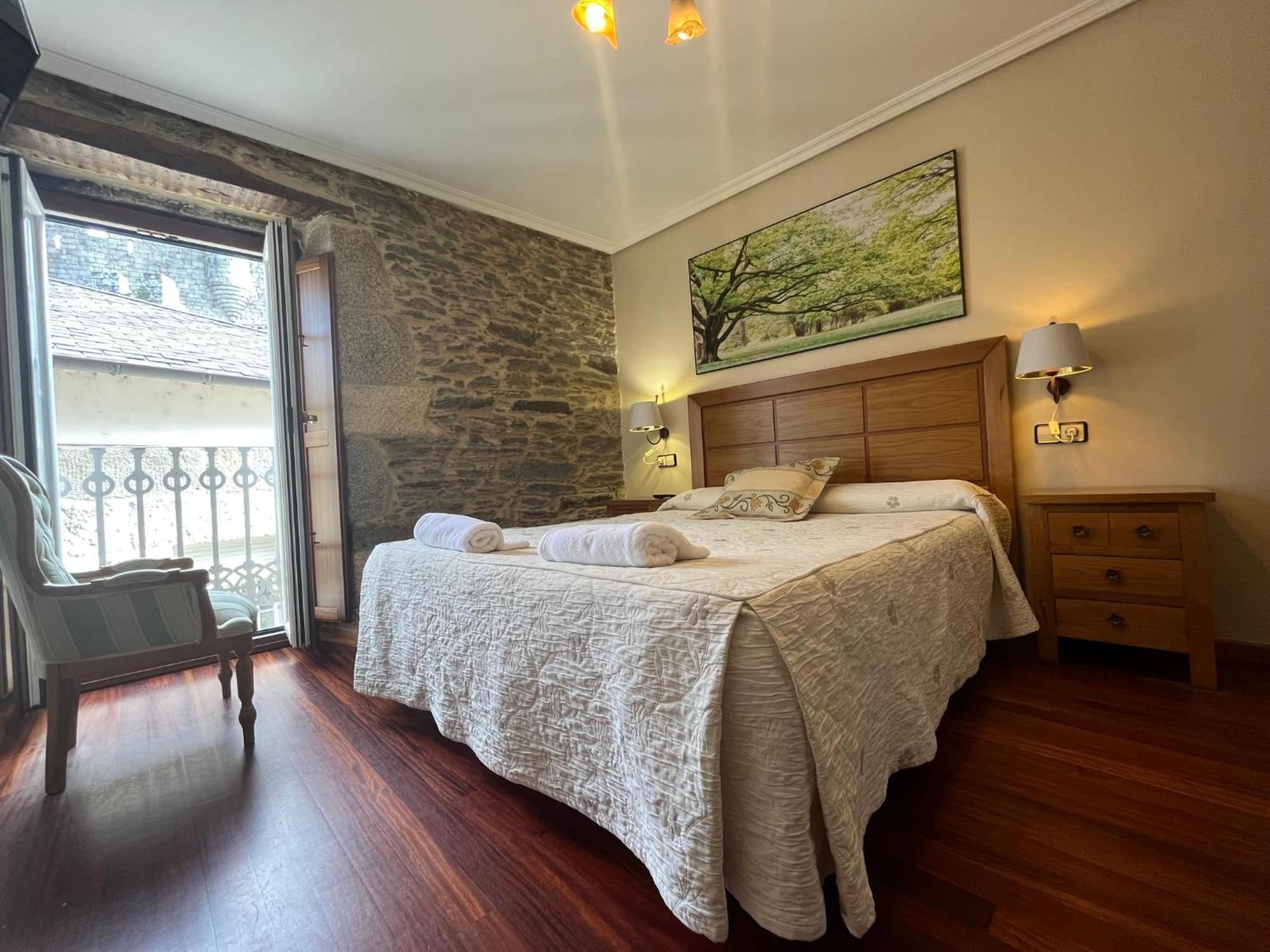 Hotel Caldelas Sacra-Pension Rustica 3 Estrellas Кастро Калделас Екстериор снимка